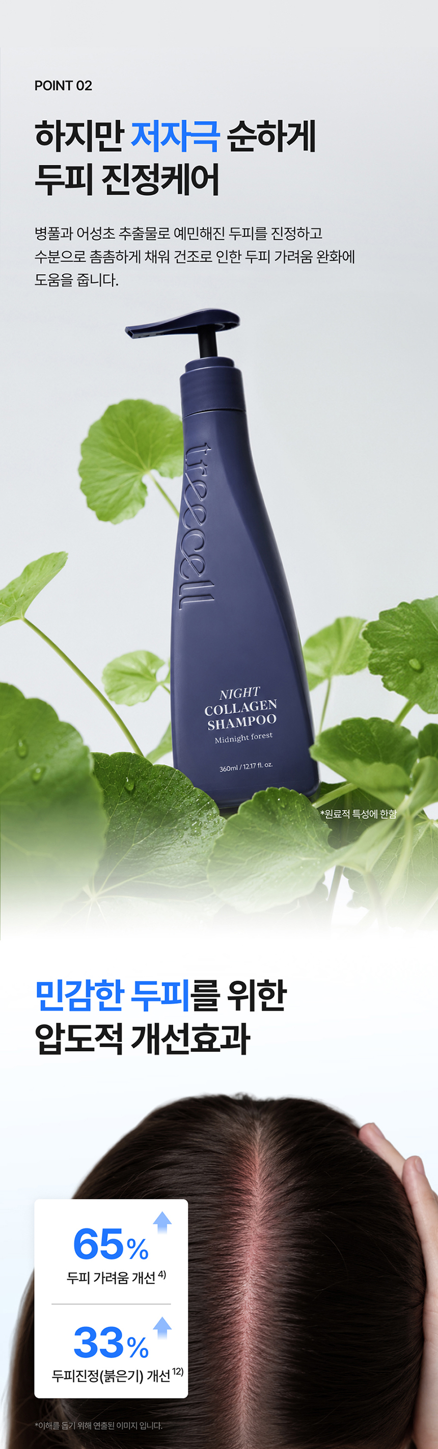 TREECELL Night Collagen Shampoo Midnight Forest 120ml - description 5