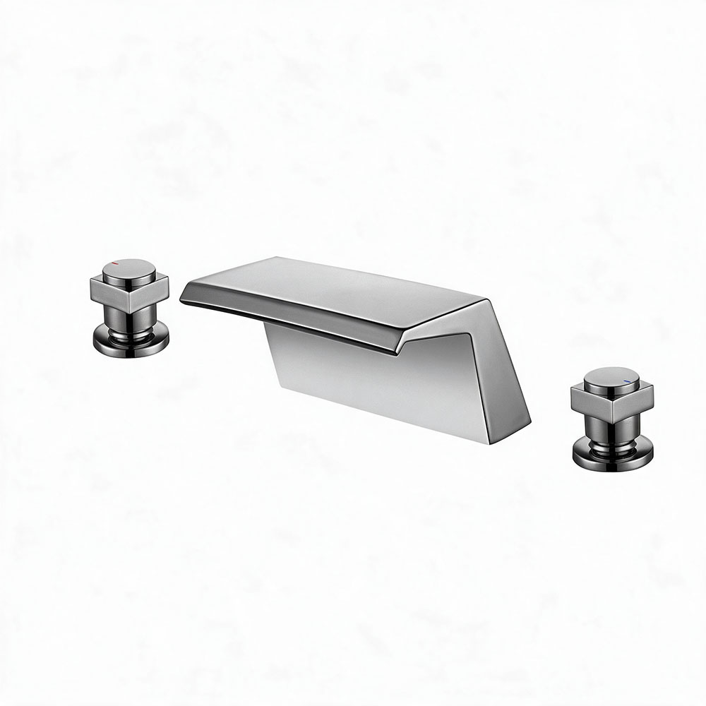 ST-03006NB 무광니켈 3홀 세면수전 폭포수전 - 상세 이미지 3