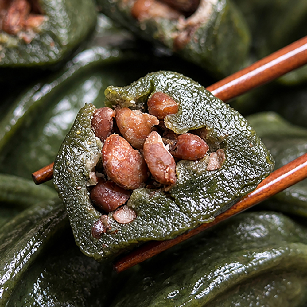 국내산 모시잎 동부콩 송편 1kg, 2개 - 상품 이미지