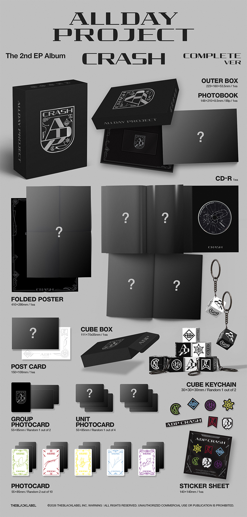 CRASH Complete Album Keyring — K-POP DEMON HUNTERS