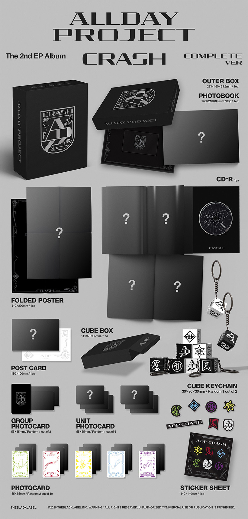 CRASH Complete Album Keyring — K-POP DEMON HUNTERS