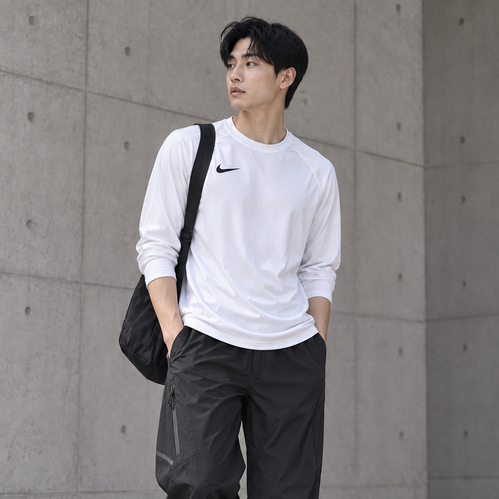 나이키 드라이핏 남성 기능성 긴팔티 러닝 헬스 트레이닝 스포츠 HV8232-100 상품 이미지