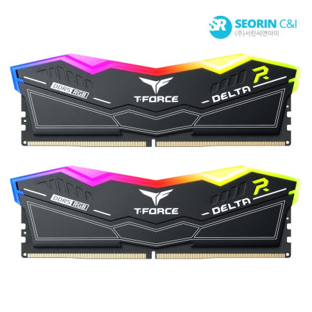 팀그룹 T-Force DDR5-5600 CL40 Delta RGB 블랙 패키지 (32GB(16Gx2))