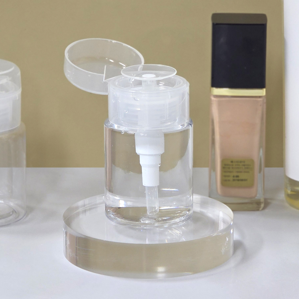 화장품케이스 투명 펌프 공병 100ml - 상품 이미지