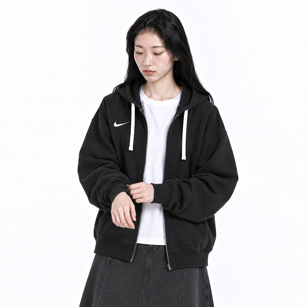 나이키 후드집업 플리스 기모 후드 자켓 IB1228-010 상품 이미지