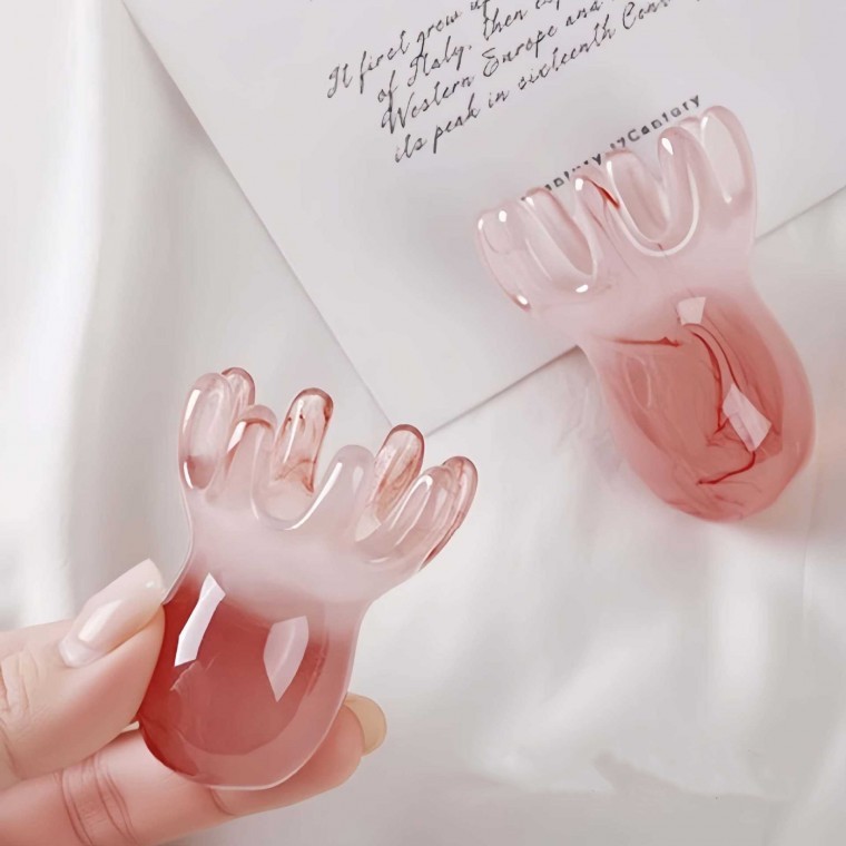 D만능 두피 마사지 문어괄사 경락 지압 3COLOR - 상품 이미지