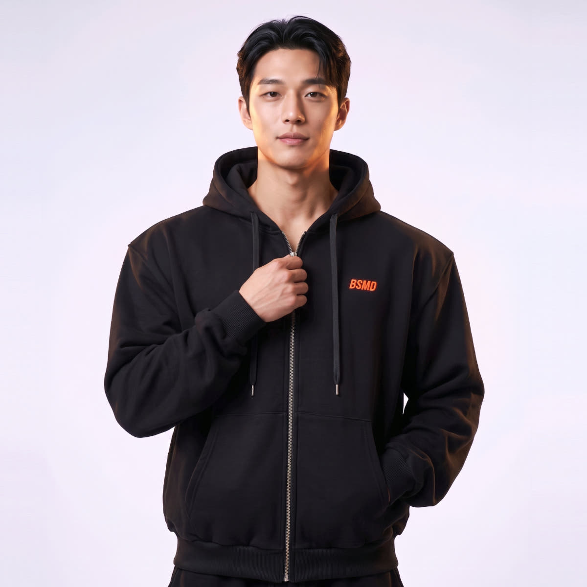 비스트모드 비스트모드 짐웨어 폴라폴리스 합포 후드집업 헬스 오버핏 긴팔 티셔츠 BSMD