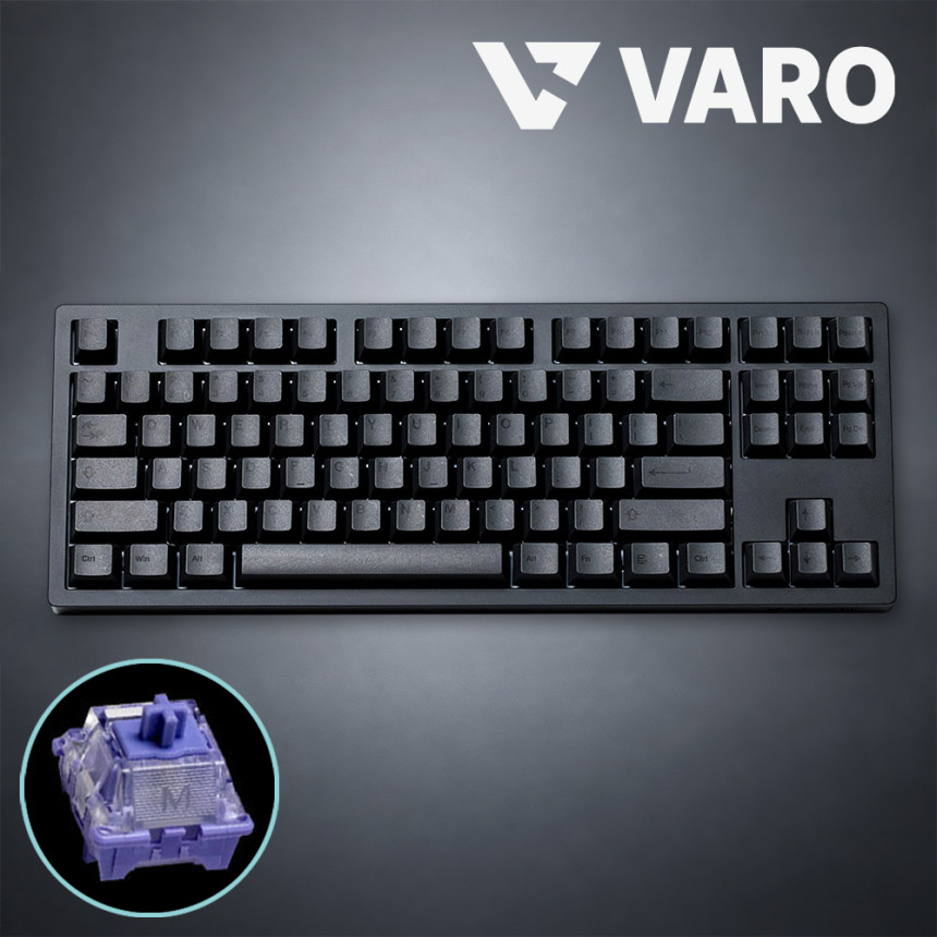 VARO GAT80 8K 래피드트리거 키보드 블랙, 베리페리 자석축 사진 1