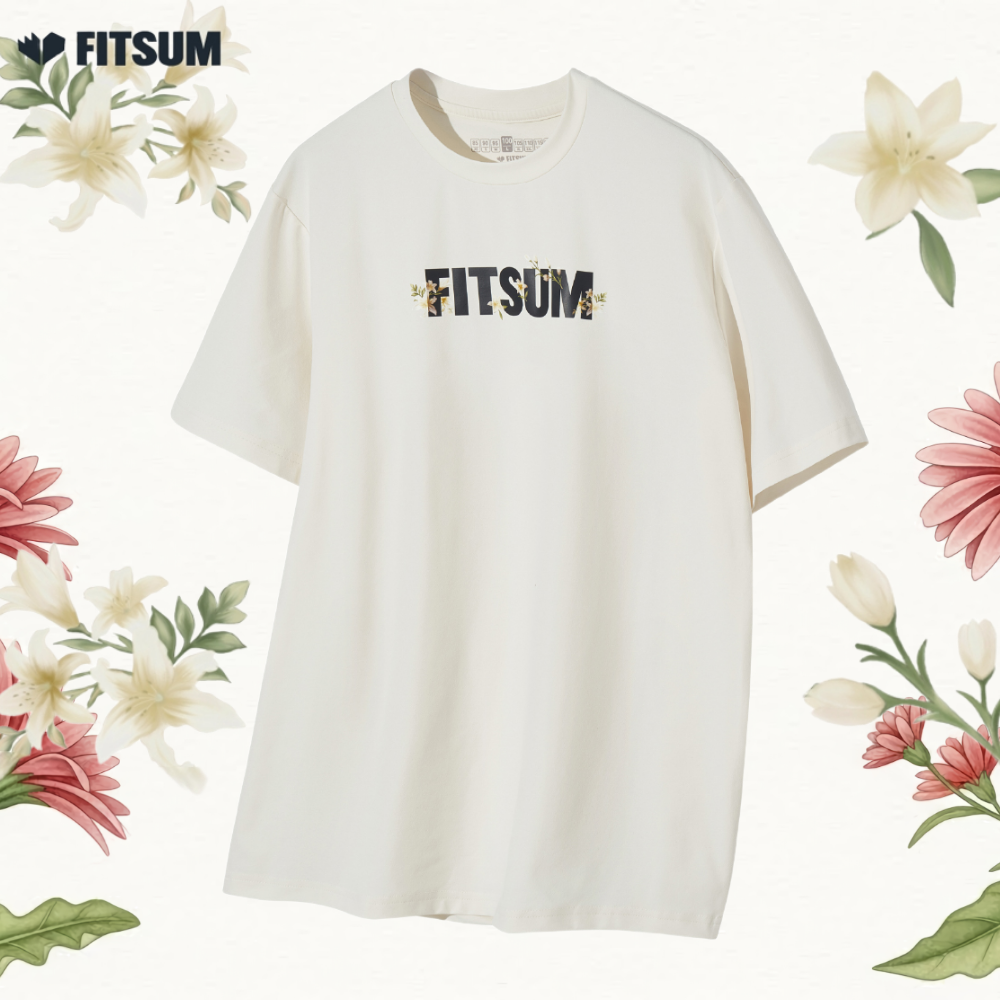 핏섬 배드민턴 의류 옷 반팔 티셔츠 상의 스포츠웨어 플라워 Flower - 상품 이미지