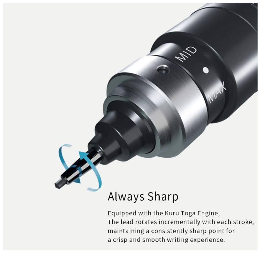 쿠루토가 다이브 메탈 샤프 0.5mm 어비스블루 미쓰비시 - 상세 이미지 3