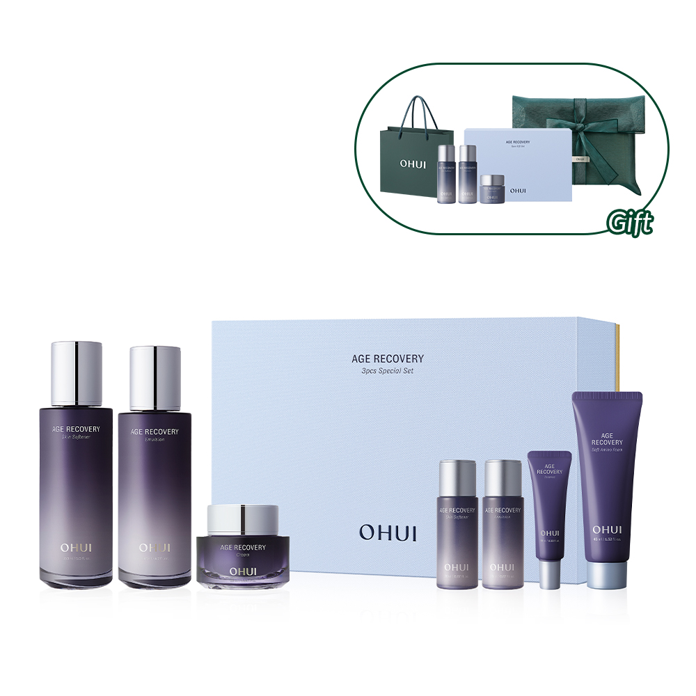 오휘 에이지 리커버리 3종 스페셜 세트(스킨 150ml+에멀전 140ml+크림 25ml) - 상품 이미지