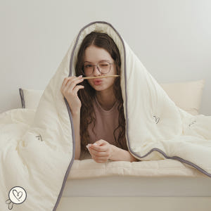 바자르 겨울이불 극세사 시즈닝 소프트워싱 자수 겨울 차렵이불 SS 솔직 후기 | 실제 배치 사진 포함 - 상품 이미지 1