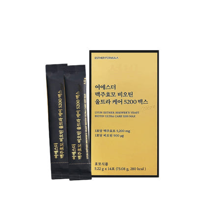에스더포뮬러 여에스더 맥주효모 비오틴 울트라 케어 5200 맥스 5.22g 14포 1박스 GT
