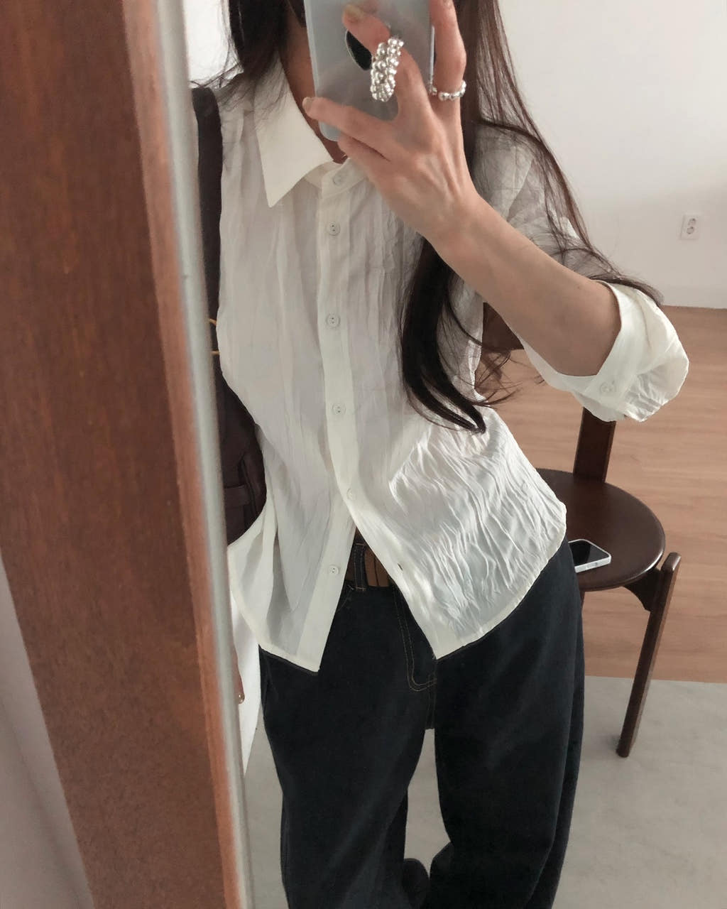 홈비 여성 가을 레이어드 이너 링클 주름 8부 카라 블라우스 가격 비교 유인어스 홈비 여성 가을 레이어드 이너 링클 주름 8부 카라 블라우스
