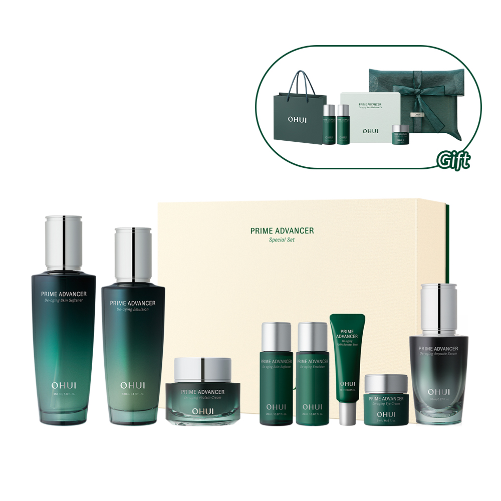 오휘 프라임 어드밴서 디에이징 3종 스페셜 세트 (150ml+130ml+20ml)