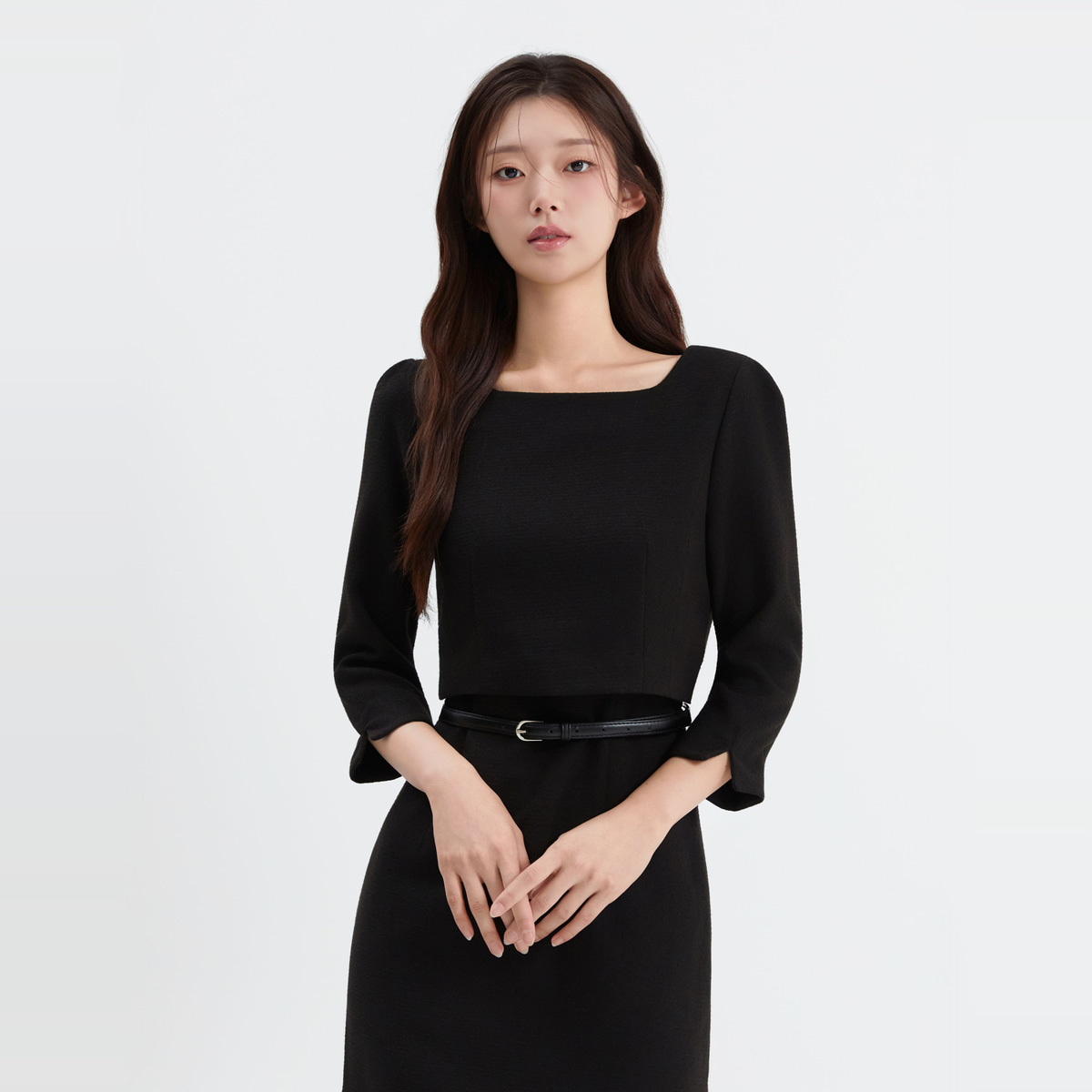 로엠 밑단 시스루 레이어드 원피스 RMOWG49ST1 상품 이미지