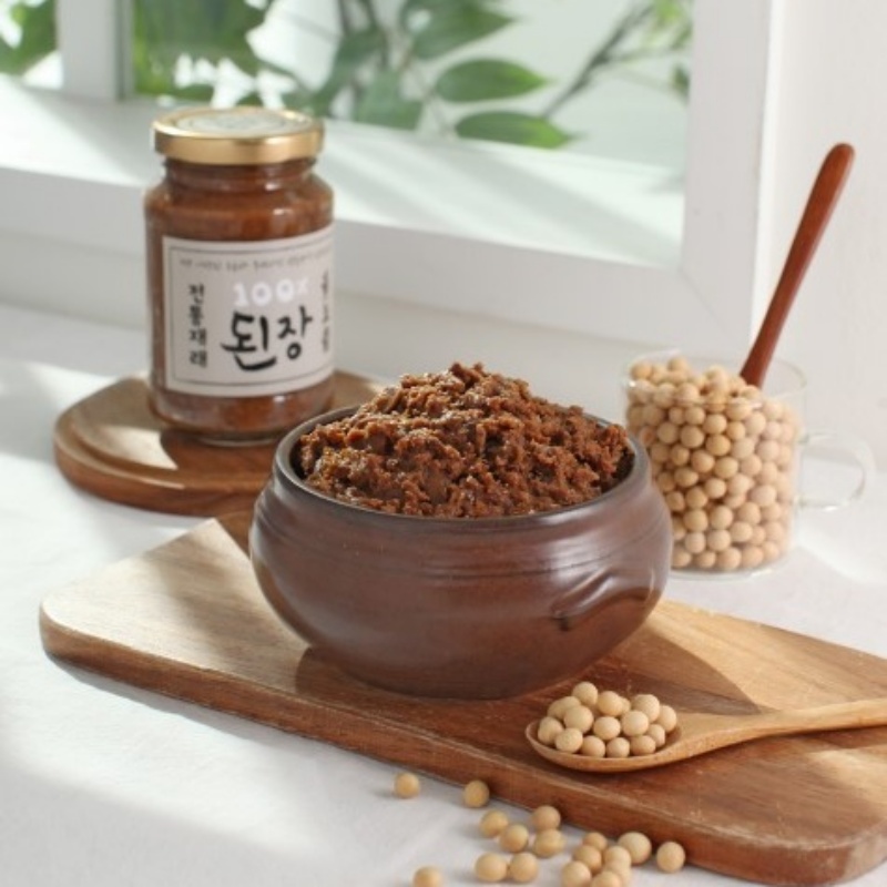 시골집 된장 국산 콩 맛있는 수제 된장 전통 한식 무첨가 재래식 300g, 2개 이미지 7