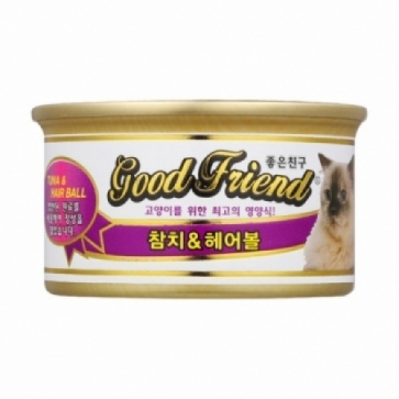 굿프랜드 고양이캔 통조림 참치 헤어볼, 85g, 1개 - 상세 이미지 2