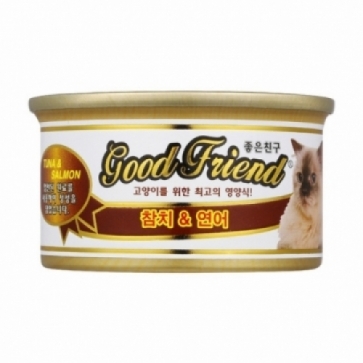 굿프랜드 고양이캔 통조림 참치 연어, 85g, 1개 - 상세 이미지 2