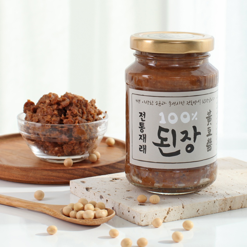 시골집 된장 국산 콩 맛있는 수제 된장 전통 한식 무첨가 재래식 300g, 2개 - 상세 이미지 4