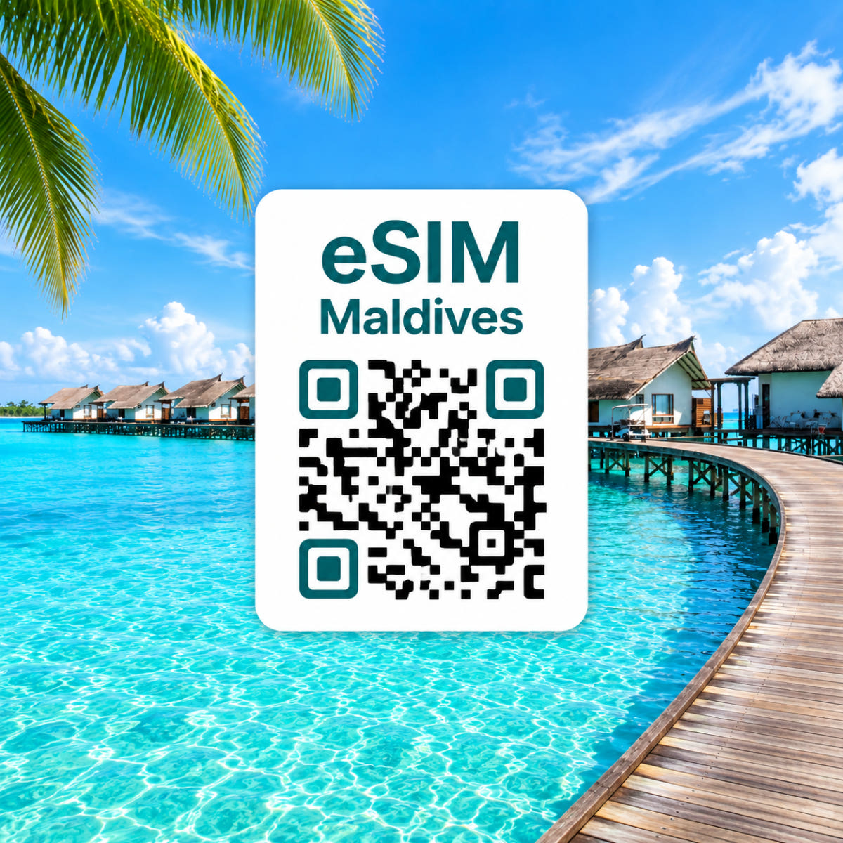 뜨거운청춘 몰디브 이심 eSIM 데이터 전용 무제한 Ooredoo 5G·4G