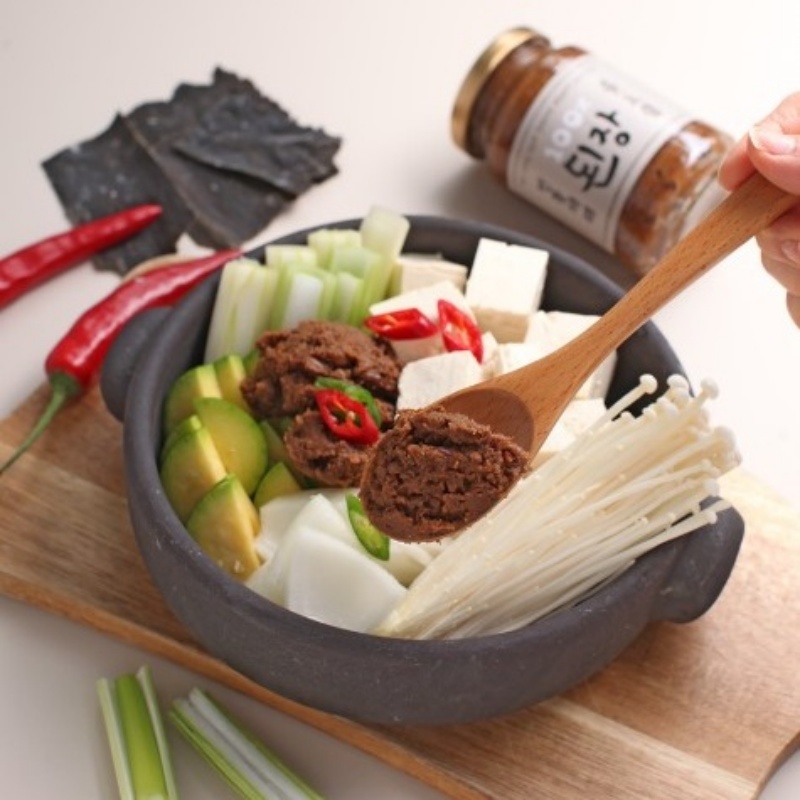 시골집 된장 국산 콩 맛있는 수제 된장 전통 한식 무첨가 재래식 300g, 2개 이미지 6