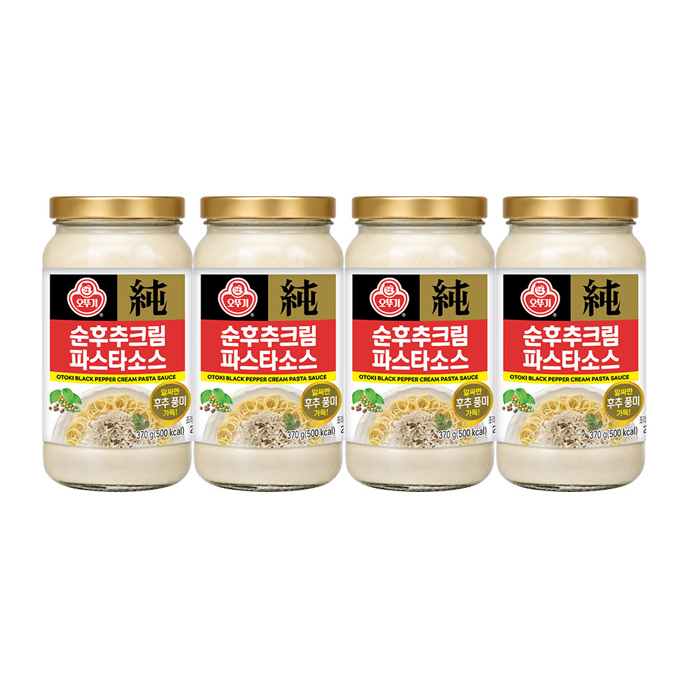 오뚜기 순후추크림 파스타소스 370g, 4개 - 상품 이미지