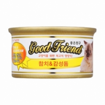 굿프랜드 고양이캔 통조림 참치 감성돔, 85g, 24개 - 상세 이미지 2