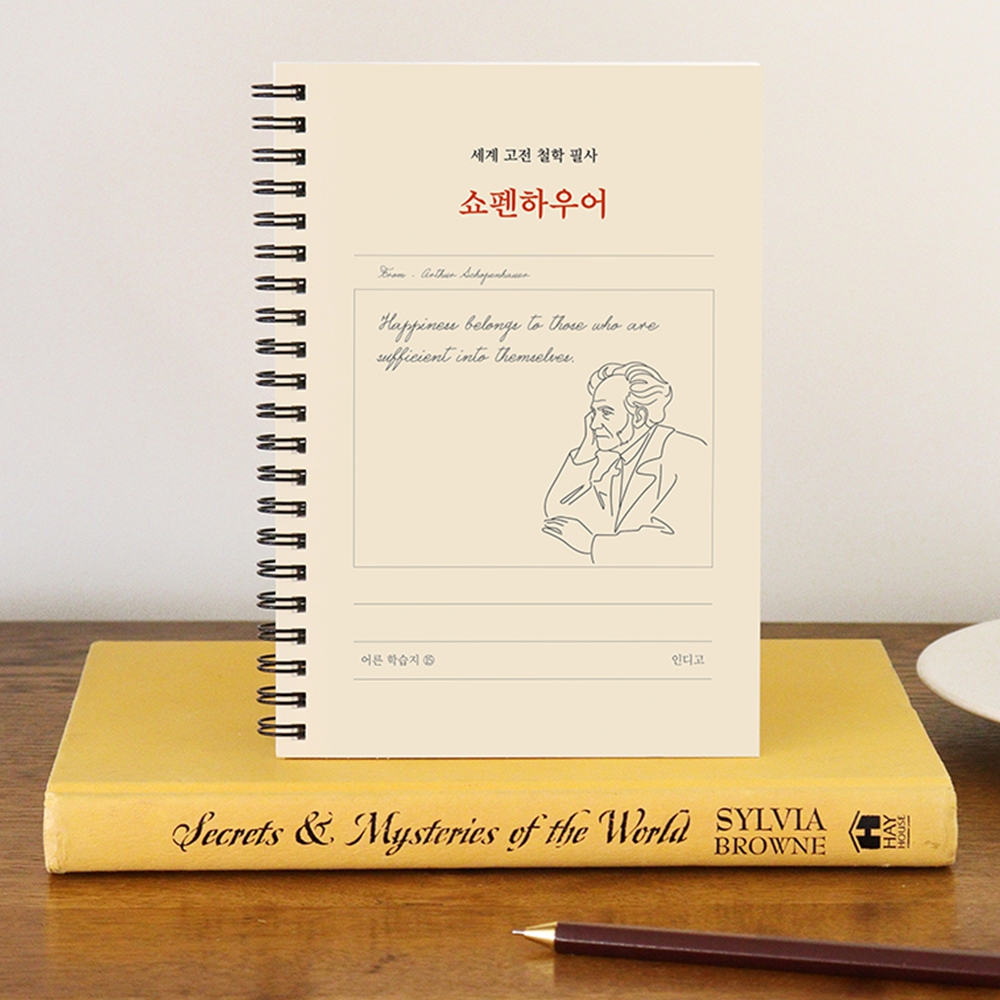 쇼펜하우어 필사 노트 어른 철학 필사책 성인 손글씨 펜 글씨 연습 교정책 악필교정 - 상세 이미지 4