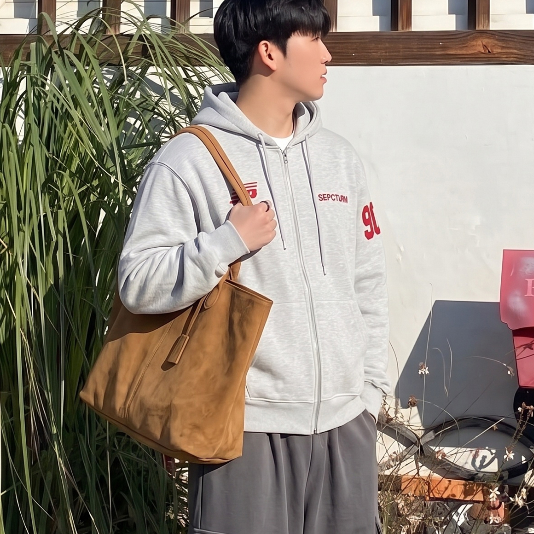 남자스웨이드가방 남자토트백 - 상세 이미지 2