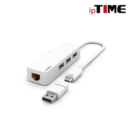 EFM네트웍스 아아피타임 EFM ipTIME U1003CA (3포트/USB 3.0 Type A+C) USB허브 무전원