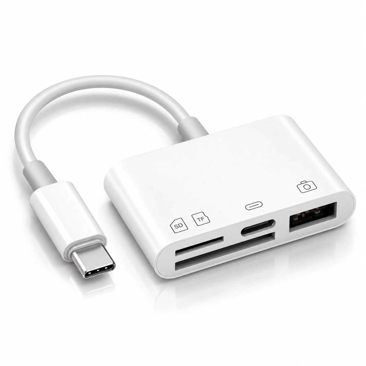 바라보고 USB C타입 4in1 멀티젠더 OTG 변환 어댑터 SD TF 카드리더기 - 상세 이미지 3