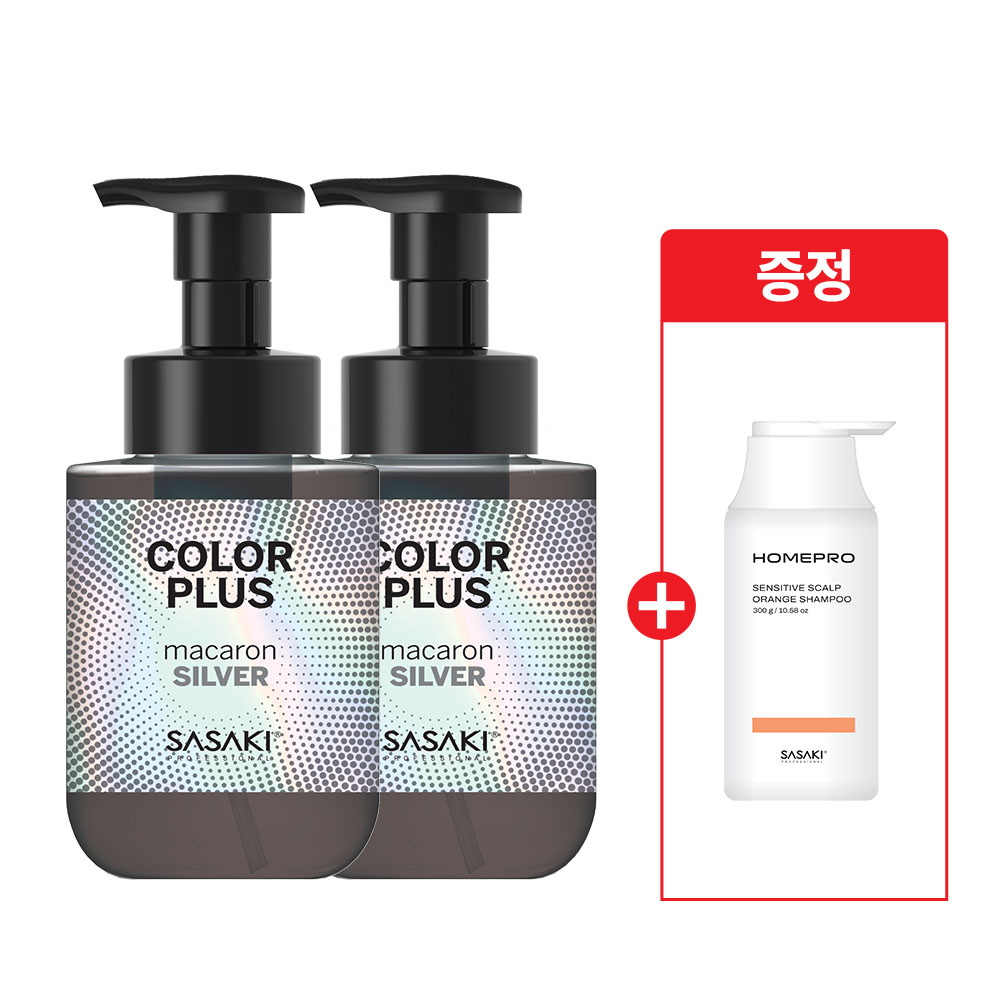 사사키 마카롱 보색 염색 컬러 샴푸 실버 300ml