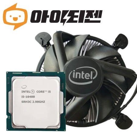인텔 인텔 CPU I5 10400 10세대 코멧레이크S 벌크 쿨러포함