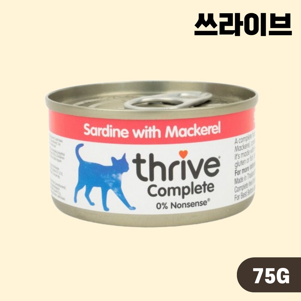 [행사] 쓰라이브 주식캔 고양이캔 습식사료 6종 콤보, 75g, 12개 이미지 7