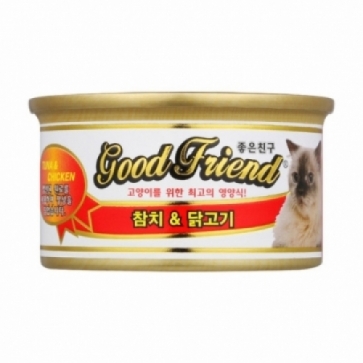 굿프랜드 고양이캔 통조림 참치 닭고기, 85g, 1개 - 상세 이미지 2