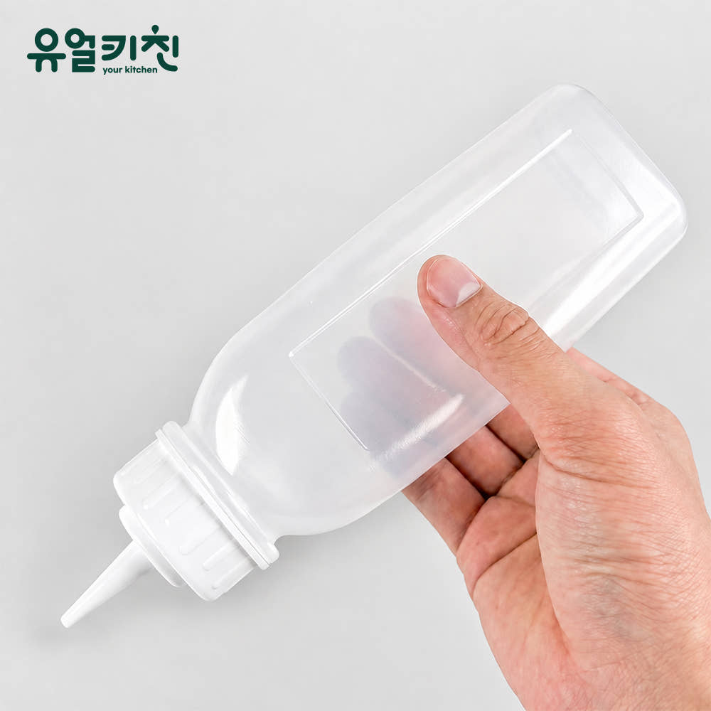 유얼키친 유얼키친 잘라쓰는 사각 소스통 업소용 뚜껑 소스병