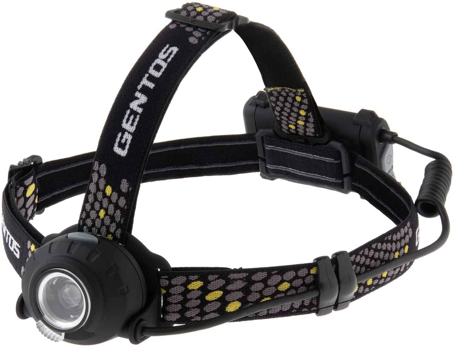 일본직배송 Gentos HLP-2102 Head Wars LED 헤드램프 밝기: 400 루멘 배터리 수명: 8시간 후면 인식등 AA 3개 또는 전용 충전식 사용별도 판매 ANSI