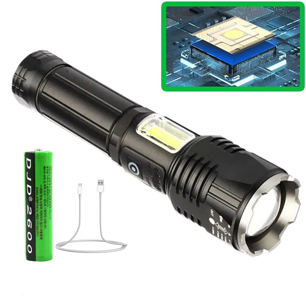 광폭UP 갈역한직진성 LED 줌 손전등 후레쉬 - 상품 이미지