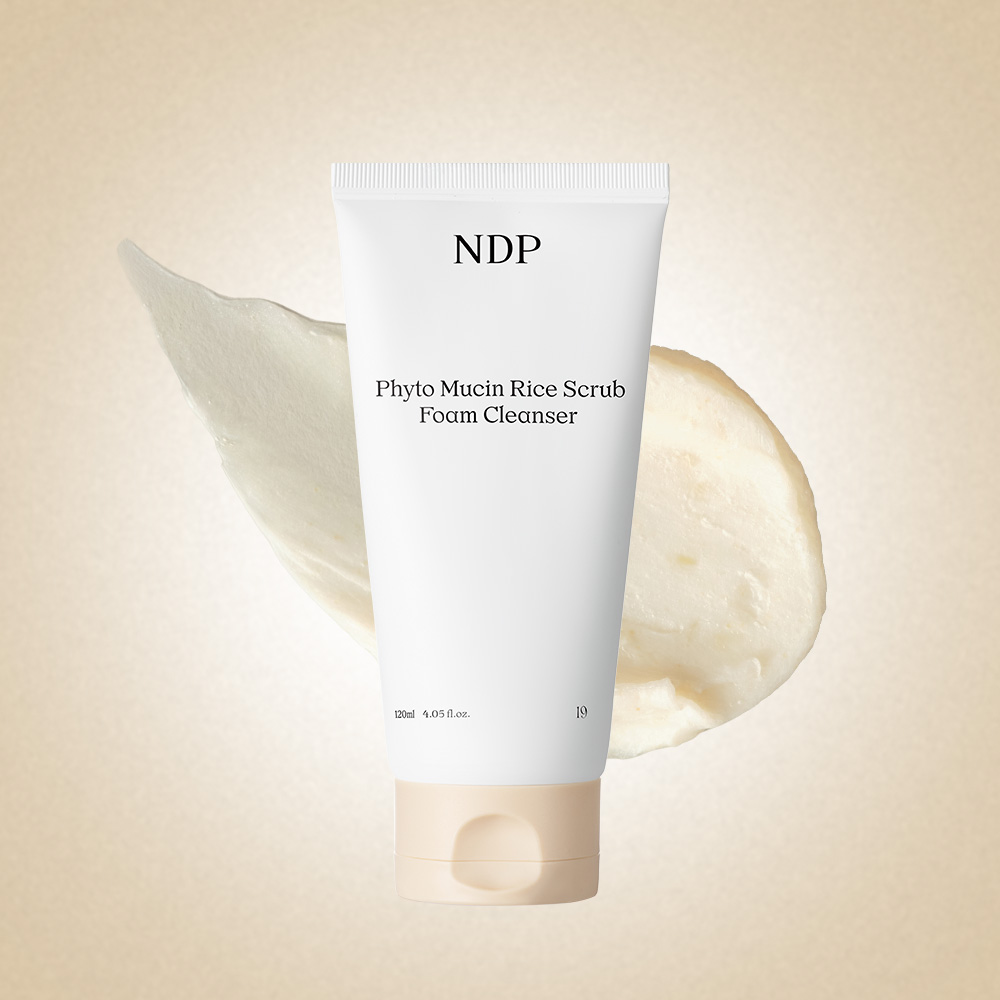 엔디피 NDP 피토뮤신 쌀 스크럽 저자극 클렌징 폼 120ml 이미지 1