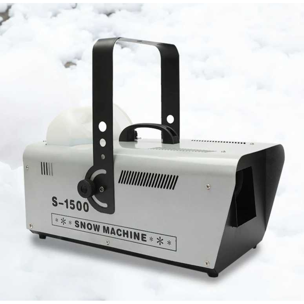 스노우 머신 야외 제설기 행사장 썰매장 공연 파티 800 유선 조종 800w 스노우머신 + 오일 2병 - 상품 이미지