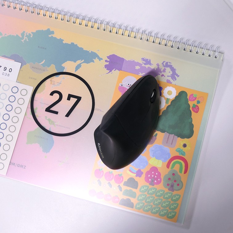 2027 빅 먼슬리 플래너 A4 27년 월드와이드 월간 스케줄러 2027년 스프링 업무노트 - 상세 이미지 5