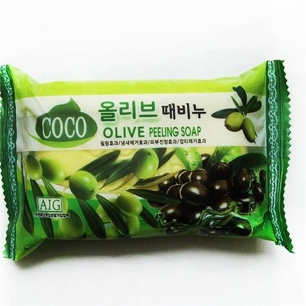클렌징 올리브 필링 비누 10개 저자극 세안 비누 각질 제거 - 상품 이미지