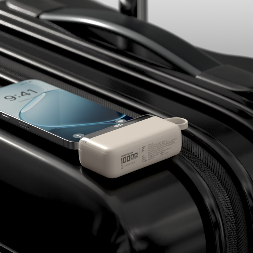 이어맥 팬톤 미니 도킹형 C타입 고속충전 반고체 보조배터리 10000mAh 22.5W 사진 4
