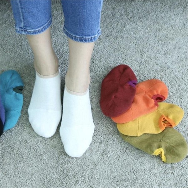 두꺼운 겨울 기모 덧신 보온 여성 페이크삭스 데일리 쿠션 - 상품 이미지