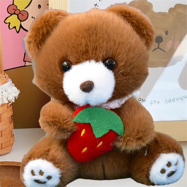 귀여운 인형 키링 테디베어 인형 키 홀더 가방 장식 선물 - 상품 이미지