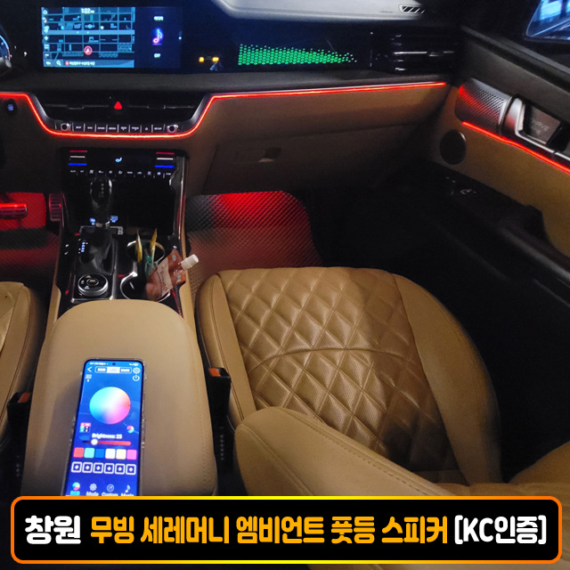 창원 김해 모하비 엠비언트 무빙 세레머니 KC인증 DK 에디션 엠비언트 시공비포함 - 메인 이미지