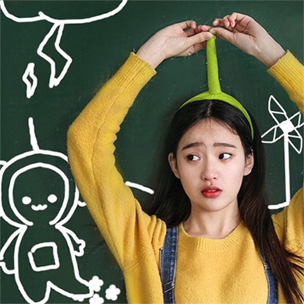 극세사 헤어밴드 메이크업 곱창 헤어밴드 부드러운 머리띠 귀여운 파자마 - 상품 이미지