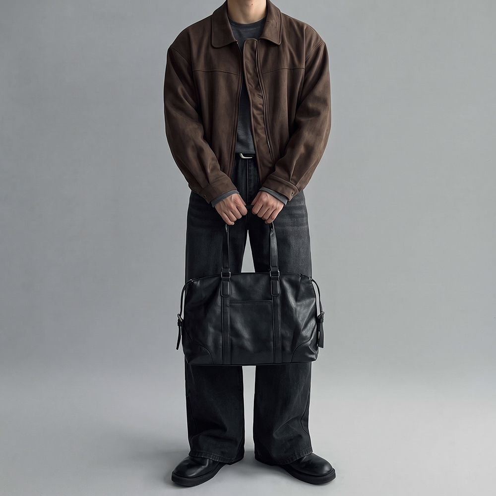 남자스웨이드자켓 남성크롭자켓 트러커자켓 - 상세 이미지 5