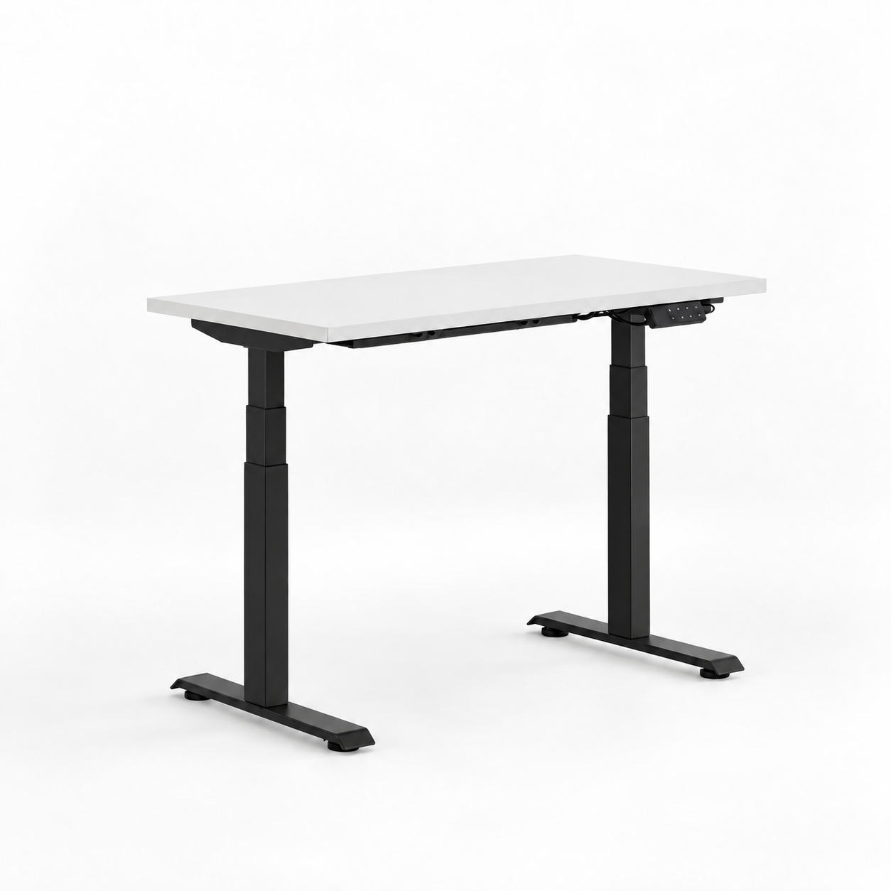 티에스퍼니처 라이즈 모션데스크 높이조절 전동책상 스텐딩 1200x600mm, 화이트+라운드/화이트 이미지 3